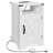 Arnoltice Nightstand - White, Electrical Outlets Charging, Rustic End Table, Large Hidden Storage Space Side Table With Charging Station White. , Generous-121506678