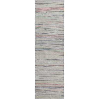 Premium Machine Washable Harjo AMF1603 Stripes Rug