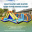 Terri Giant Inflatable Soccer Field and Slide