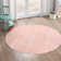 Tapis rose bébé touffeté à la main avec des losanges Cruice