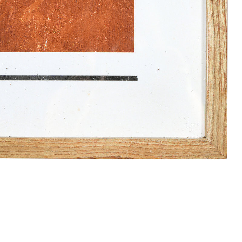 Art mural encadré en bois