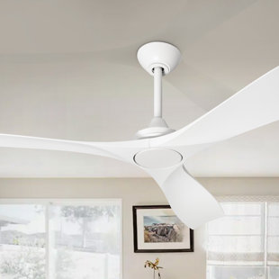 60" Ceiling Fan without Light, with Remote Control