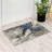 Modern Abstract Blue Gray Gold Area Rug-76764270