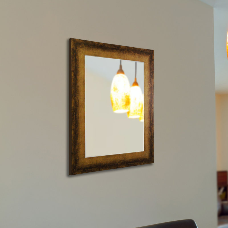 Arkansas Wood Flat Wall Mirror, 22" H x 30" W
