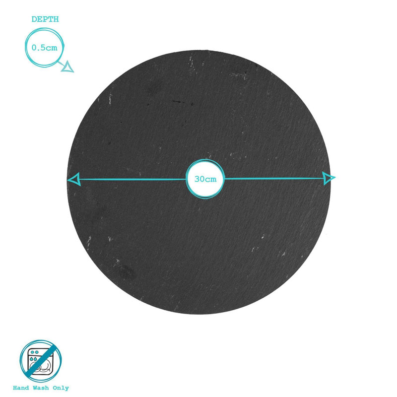 Cellular No Pattern Round Placemat