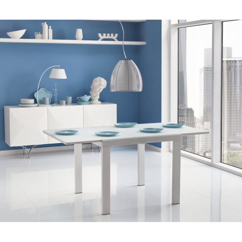 Brigham Extendable Dining Table, White