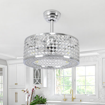 Katherene 17.7" Ceiling Fan with Light