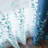 Flower Embroidery Sheer Curtain For Living Room, Bedroom Farmhouse Style Rod Pocket Voile Drape, White/Blue, 52 By 84 Inch (1 Panel)