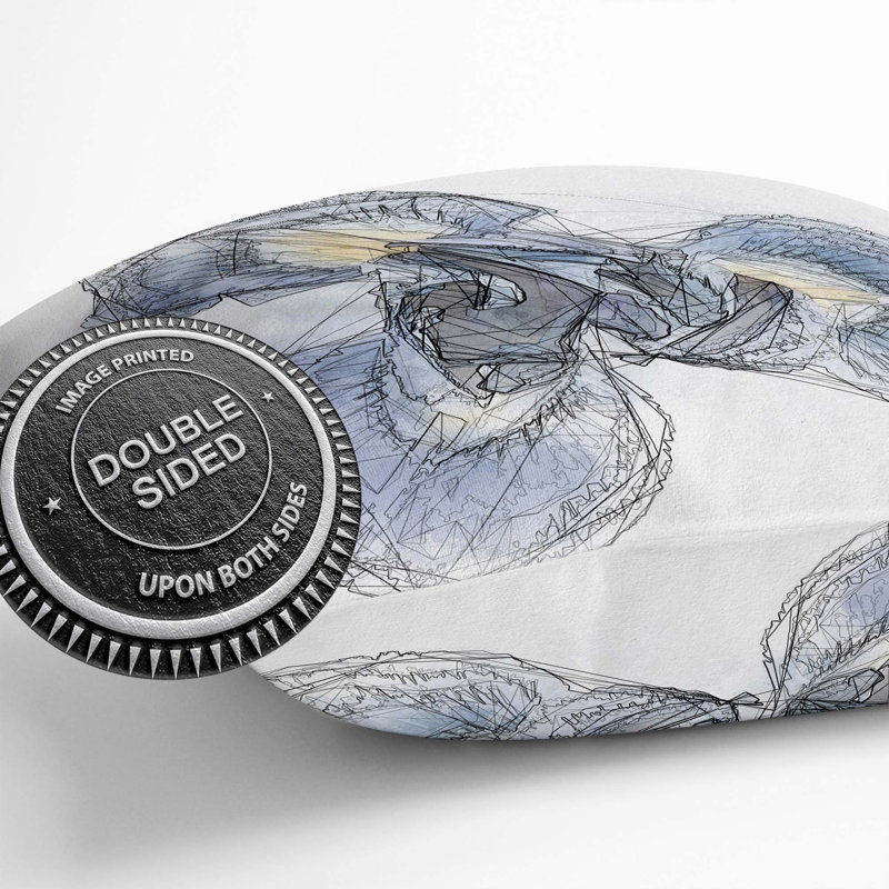 Square Throw Cushion, 55cm H x 55cm W x 20cm D