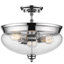 Plafonnier semi-encastré 3 lumières 15 po Reichert-100928440-100928441