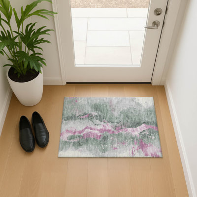 Premium Machine Washable Varroville AMF1712 Abstract Rug