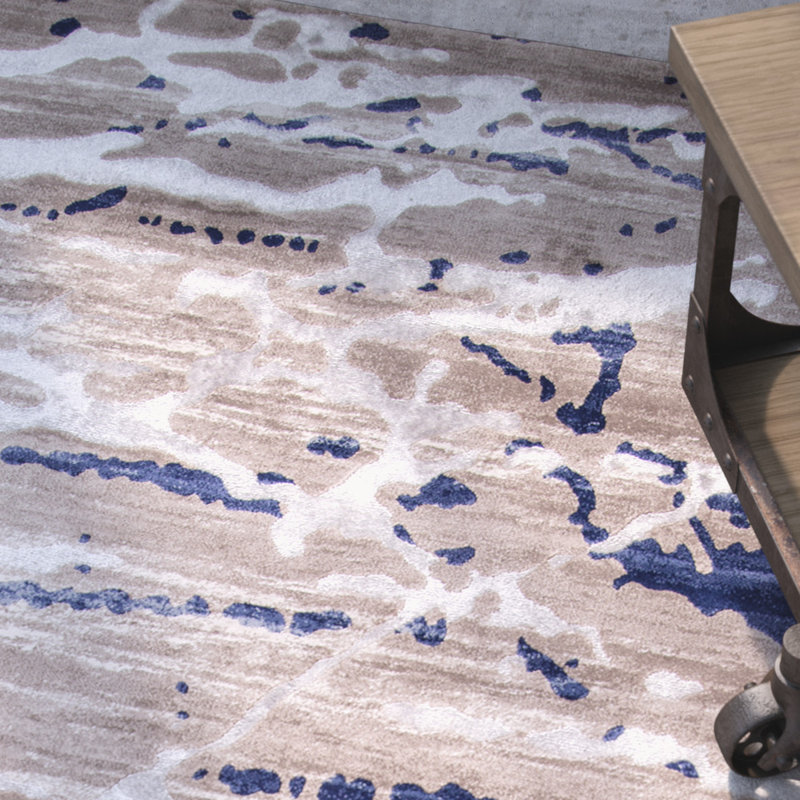 Floreat Abstract Indoor Rug, Rectangle 5' x 7'6"