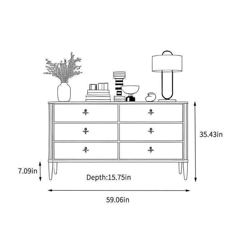 Exquisite drawer storage cabinet