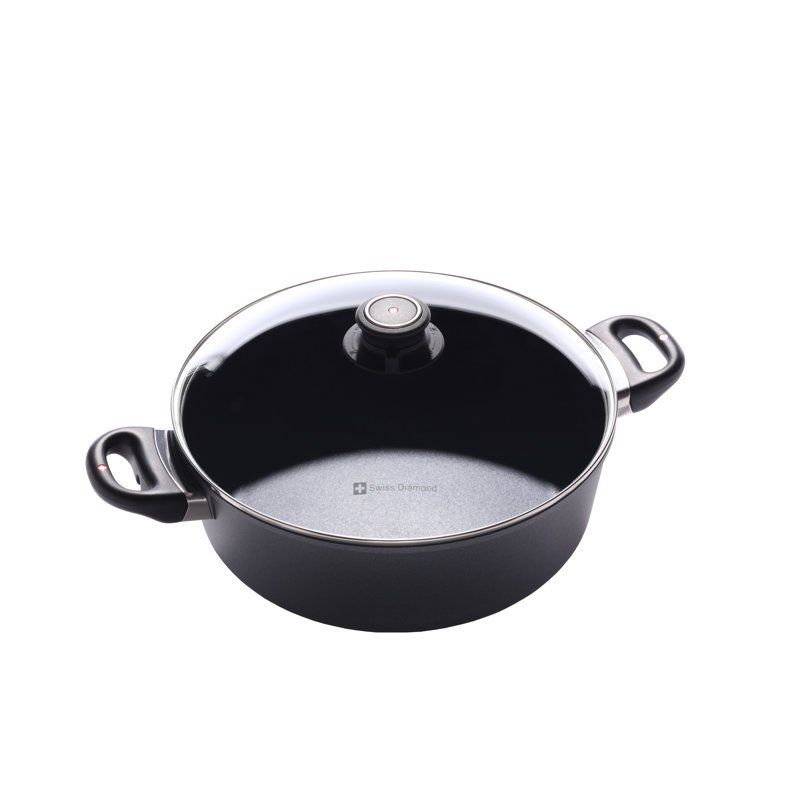 Aluminum Braiser with Lid, 5.3 qt