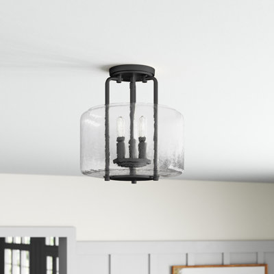 Plafonnier semi-encastré cylindrique 11,38 po Dottie