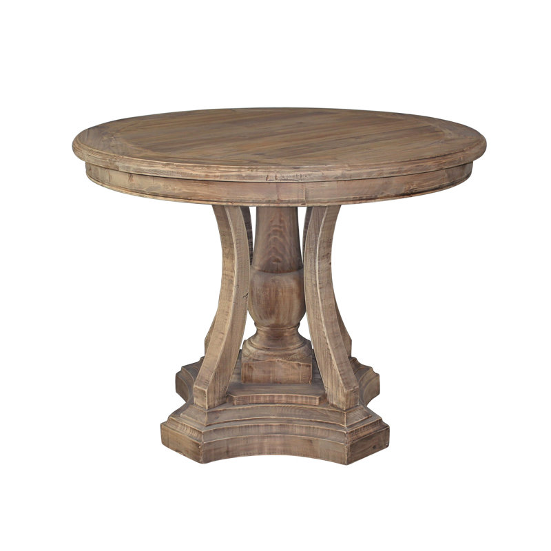 Crombie Pine Round Solid Wood Dining Table