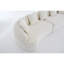 Canapé courbé désossé, canapé modulaire à compression de 110 po, haute densité, canapé-lit pour salon, salon, appartement, chenille-579836702