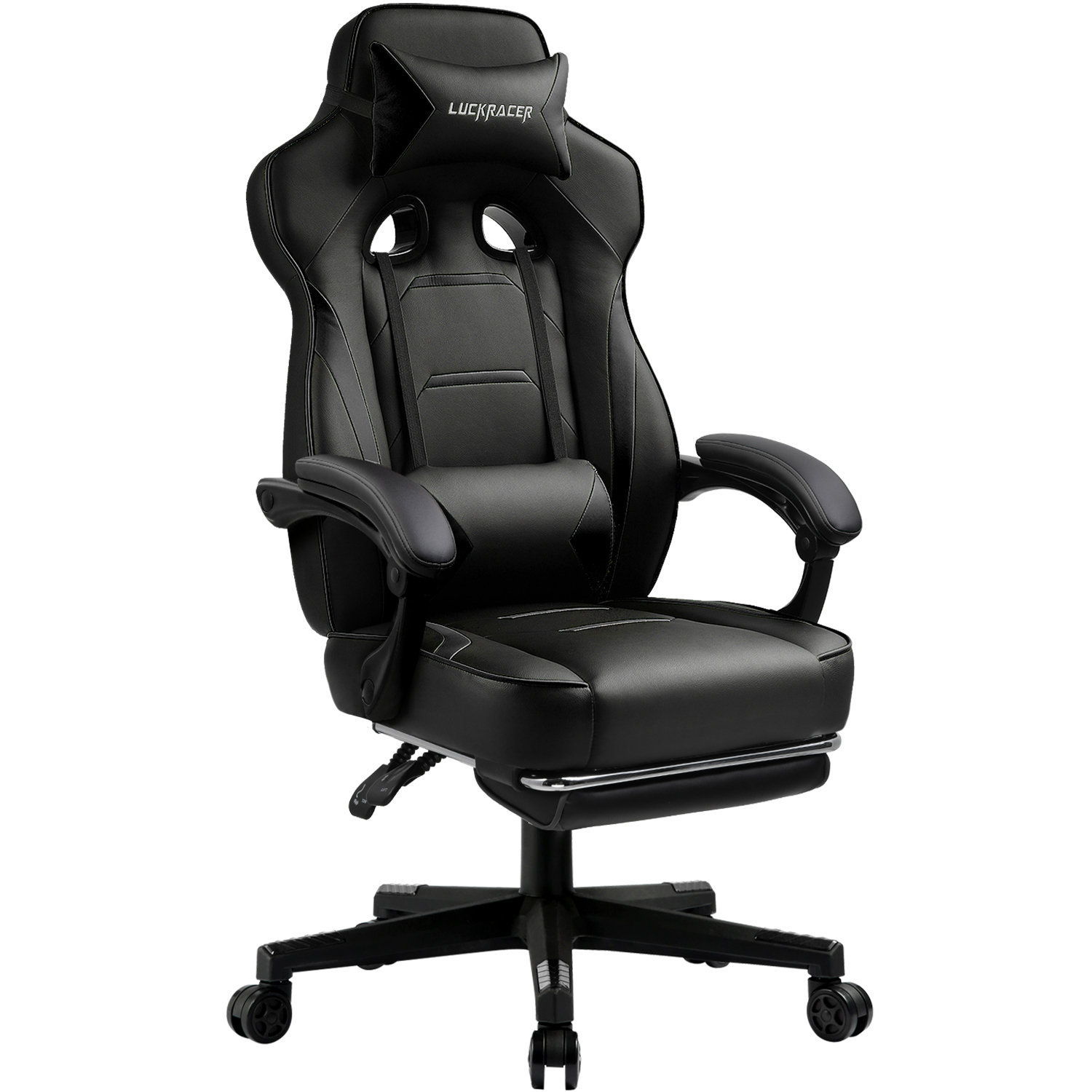 Gtplayer Gaming Chair With Footrest Ergonomic Massage GTPLAYER