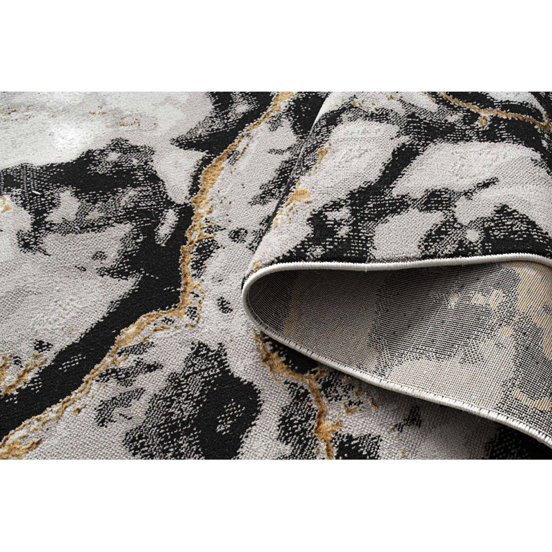 Abstract Design Modern Area Rug, Rectangle 2' x 3'