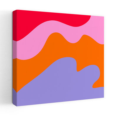 Art contemporain, art abstrait abstrait et coloré