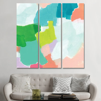 «Bright Window I», ensemble d'art mural sur toile tendue (ensemble de 3)