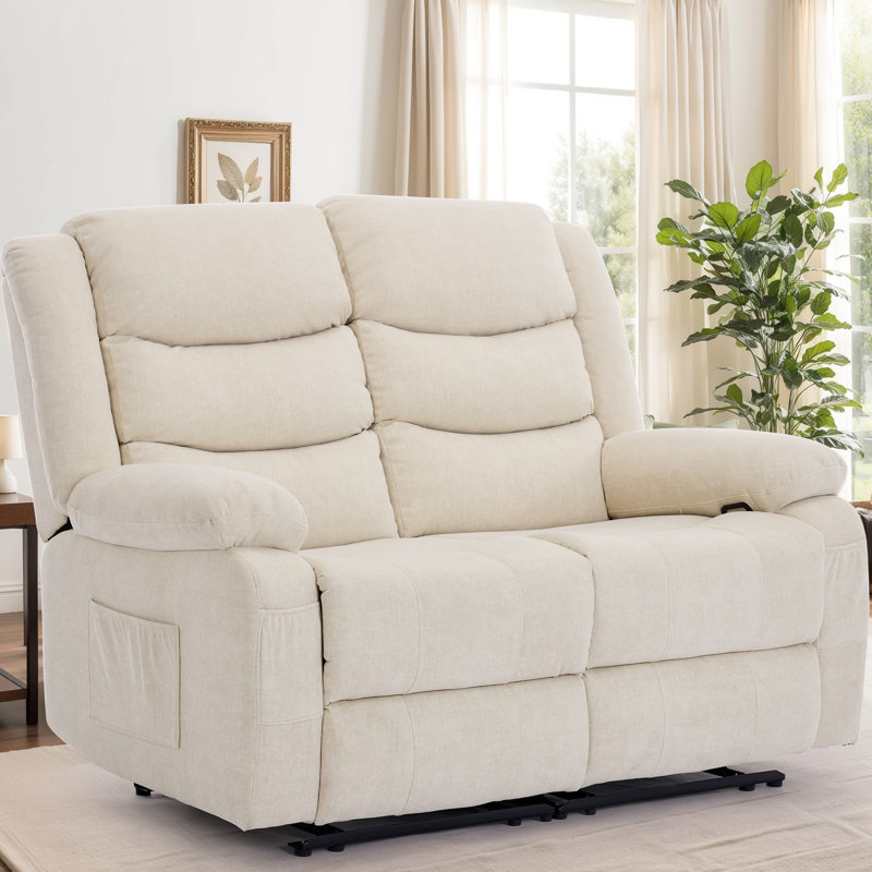 2-seat Reclining Sofa, Modular Recliner Sofa For Living Room And Home Theater, Loveseat Sofa With Hidden Cup Holders ,usb Ports,side Pockets