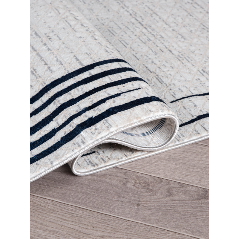 Rezon Machine Made Indoor / Outdoor Area Rug, Rectangle 5'3" x 7'7"