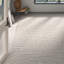 Tapis beige en cuir tissé à la main Borman-1156313754