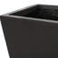 Pot à fleurs d'extérieur avec forme conique en oxyde de magnésium noir - Béton léger 13,12 L x 13,12 l 28,5 H-217102339