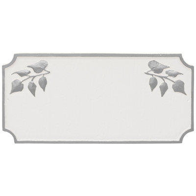 Camden Ivy 1-Line Wall Address Plaque