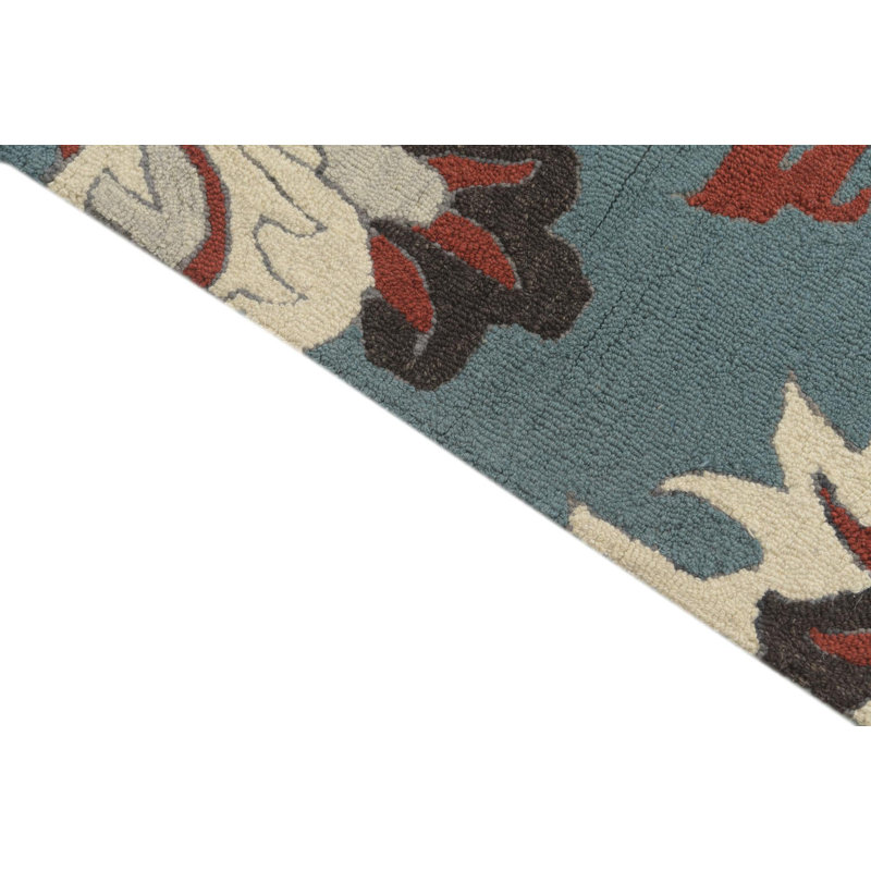 Tapis bleu clair Otto