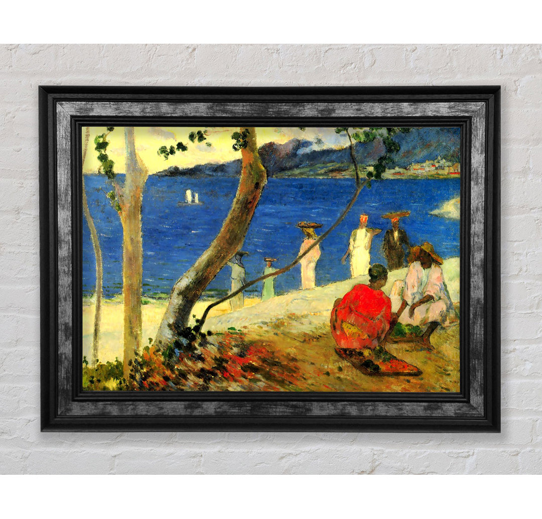 Gauguin Beach Scene - Einzelner Bilderrahmen Kunstdrucke