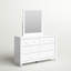 Commode double 6 tiroirs avec miroir Droskyn-868906830