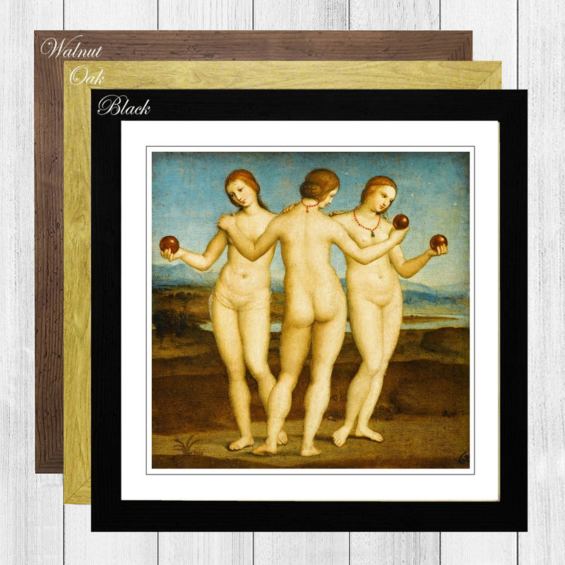Rembrandt - Single Picture Frame Painting, Walnut