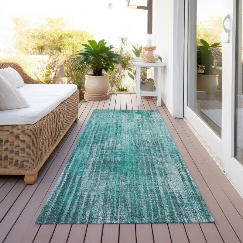 Tapis intérieur / extérieur Decicco, Tapis de couloir 2 pi 3 po x 7 pi 6 po