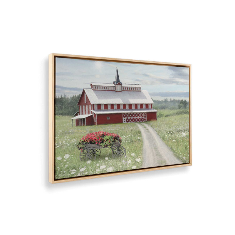 «Bright Sunny Day» par Lori Deiter, reproduction d'art, Toile avec cadre, Tanné, L 32 po x H 24 po