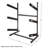 Rad Sportz Kayak Storage Rack - Freestanding Adjustable Stand with Padded Arms for Canoes, SUP, or Paddleboards