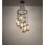 Lustre cylindrique à 9 lumières