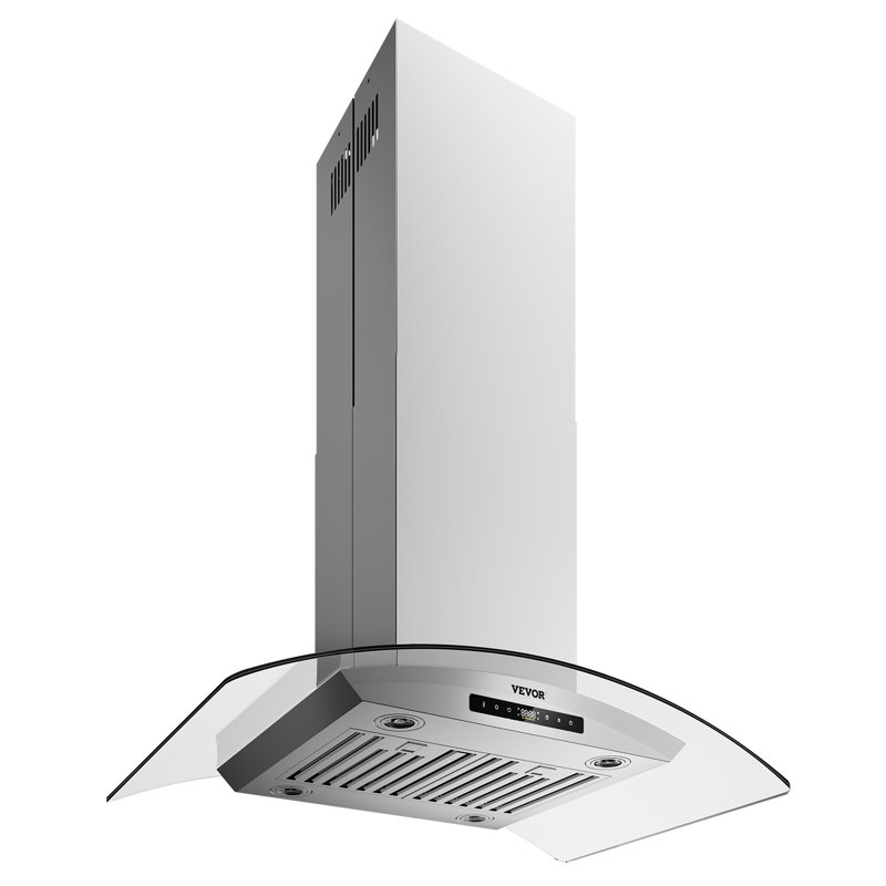 Hotte murale de 30 po pour hotte de cuisine à fixation au plafond 800 CFM et commande tactile