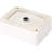 16 Inch Topmount Rectangular White Bathroom Ceramic Vessel Sink 