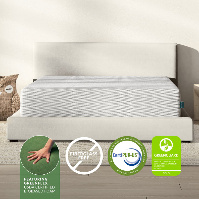 Leesa 10'' Youth Medium Mattress, Queen