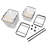 2-Tier Laundry Basket Metal Laundry Hamper With Wheels-1141647315