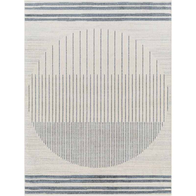 Apsara Machine Washable Polyester Area Rug, Rectangle 7'10" x 10'2"