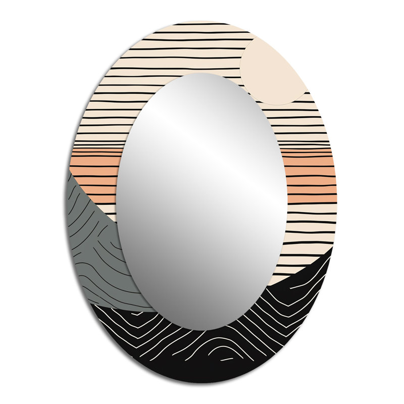 Miroir mural simple Simple Horizon III, 40 po x 30 po