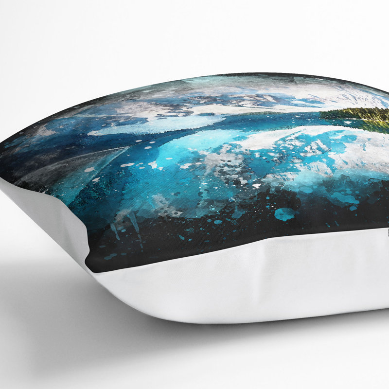 Square Throw Cushion, 55cm H x 55cm W x 20cm D, White