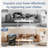 Marble Laundry Basket,Foldable Waterproof Oxford Cloth Tote Bag  Flowing Marble Laundry Hamper With Handles, Clothes Storage Bucket Organizer For Laundry Room, Bathroom, Bedroom