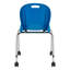 Chaise de classe avec roulettes (ensemble de 2)-89061657
