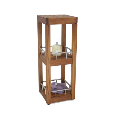 12" W x 33.5" H Bathroom Shelf