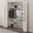 Furinno Luder 2-Tier Open Shelf Bookcase, White-1134752021-1171297058