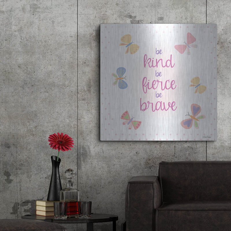 «Be Kind II» par Lisa Larson, H 36 po x l 36 po